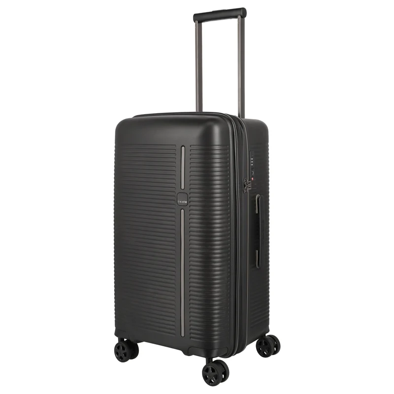 Travelite Roomer Trunk - Maleta de 4 ruedas M 66 cm adulto (color: negro)