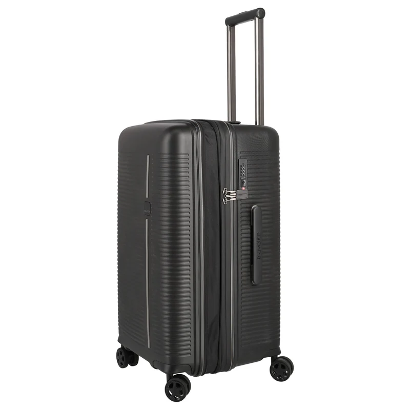 Travelite Roomer Trunk - Maleta de 4 ruedas M 66 cm adulto (color: negro)