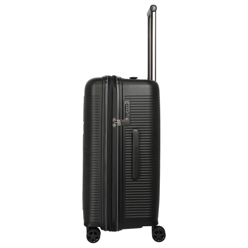 Travelite Roomer Trunk - Maleta de 4 ruedas M 66 cm adulto (color: negro)