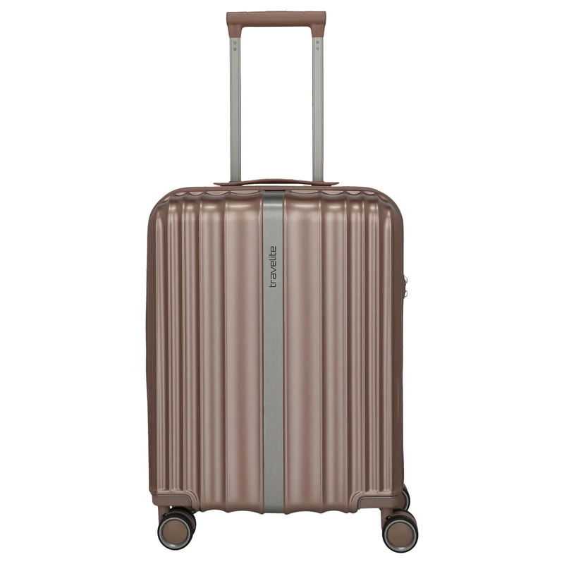 Travelite Paros - Maleta de cabina con 4 ruedas S 55 cm (color: cappuccino)