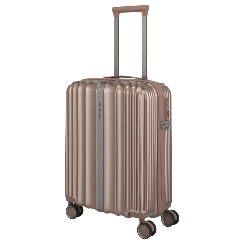 Travelite Paros - Maleta de cabina con 4 ruedas S 55 cm (color: cappuccino)