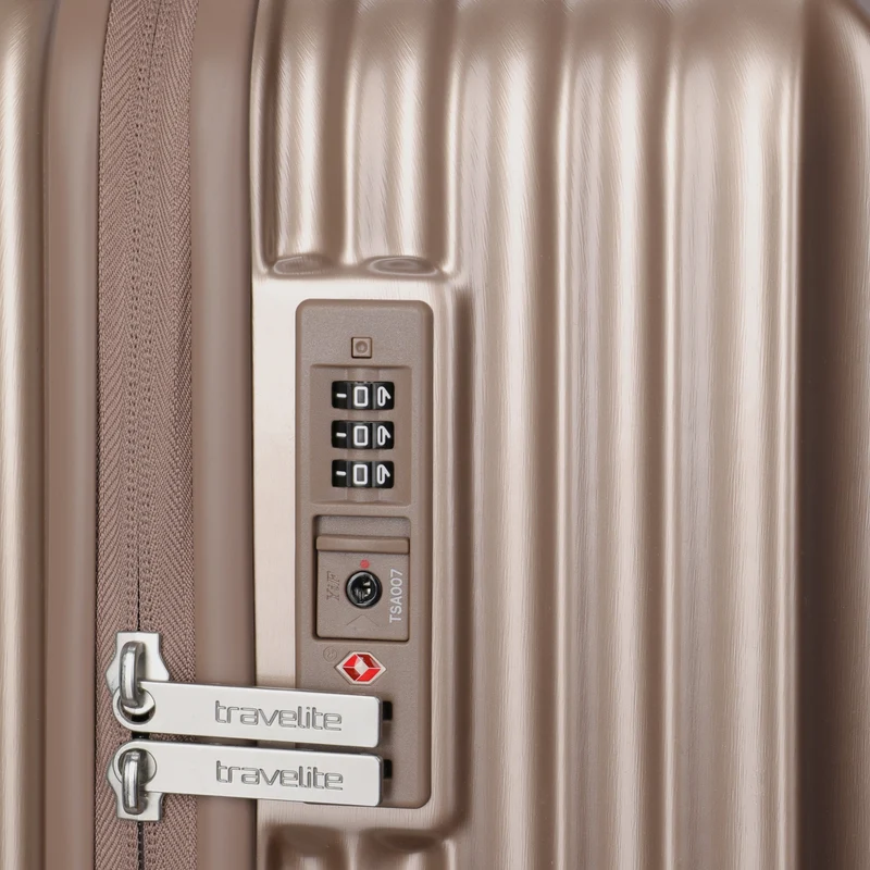 Travelite Paros - Maleta de cabina con 4 ruedas S 55 cm (color: cappuccino)