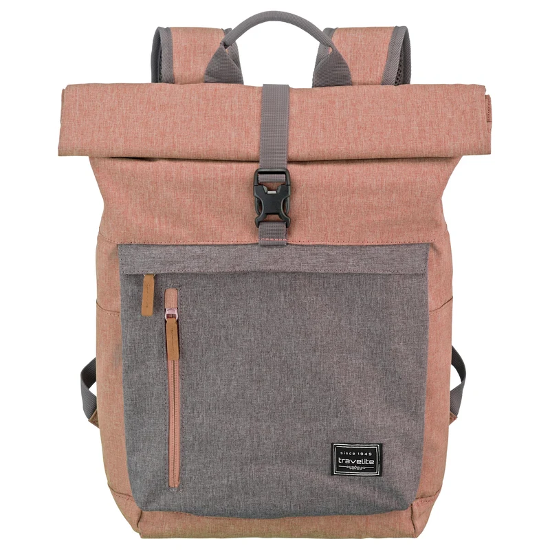 Travelite Basics Rollup - Mochila 60 cm (rosa/gris)