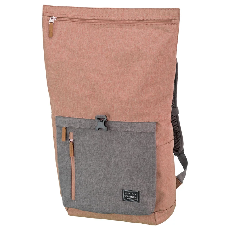 Travelite Basics Rollup - Mochila 60 cm (rosa/gris)