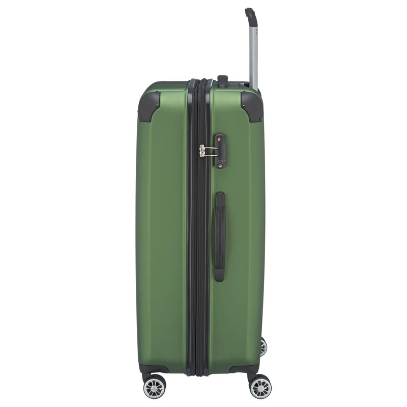 Travelite City - Trolley de 4 ruedas erw. L 77 cm (grün)