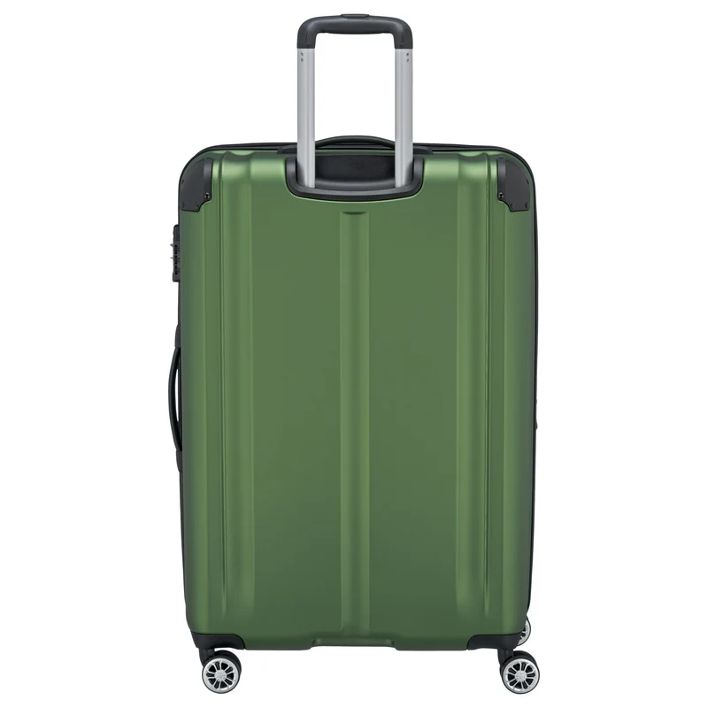 Travelite City - Trolley de 4 ruedas erw. L 77 cm (grün)