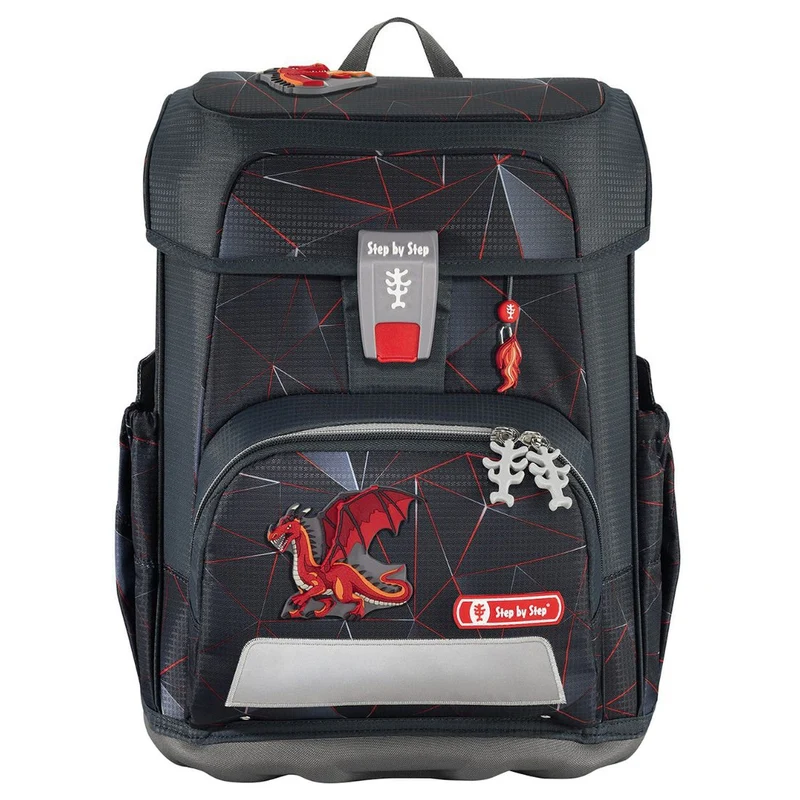 Step by Step Cloud - Set de mochila escolar 5 piezas (Dragon Drako)