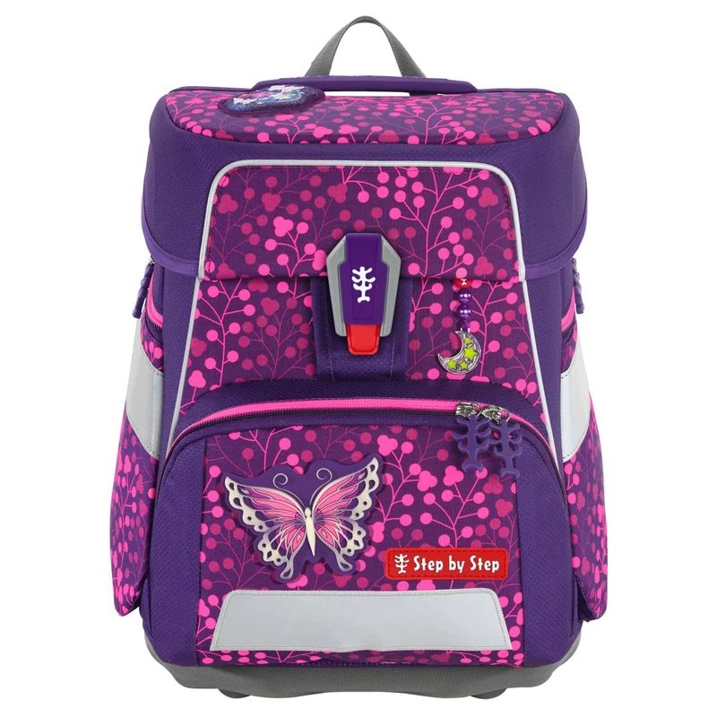 Step by Step Space Shine - Mochila escolar Set 5tlg. (Butterfly Night Ina)