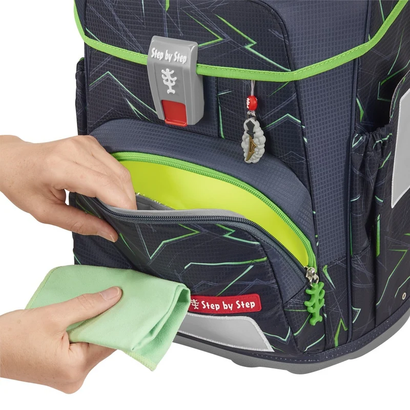 Step by Step Cloud - Set de mochila escolar 5 pzas. (Ninja Kimo)