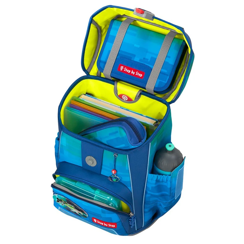 Step by Step Cloud Ocean - Set de mochila escolar 5tlg. (Space Craft Spike)