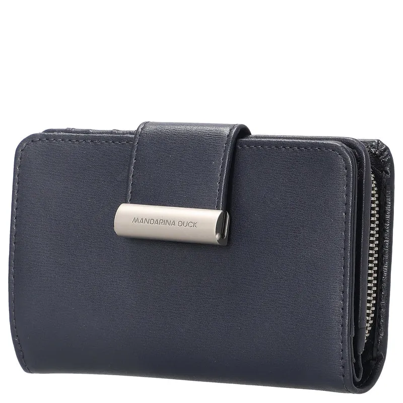 Mandarina Duck Hera 3.0 - Cartera con botón a presión 14 cm (dress blue)