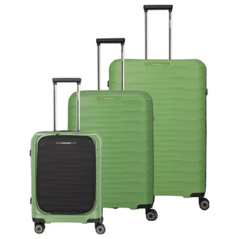 Travelite Mooby - Set de trolley con 4 ruedas 3 pzas. (grün)