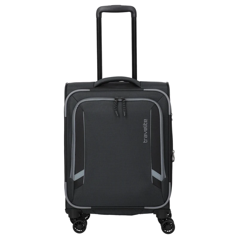 Travelite Corsiica - Trolley de cabina con 4 ruedas S 55 cm expandible (black)