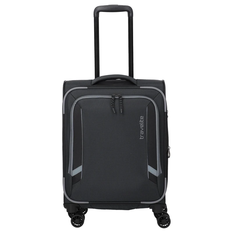 Travelite Corsiica - Trolley de cabina con 4 ruedas S 55 cm expandible (black)