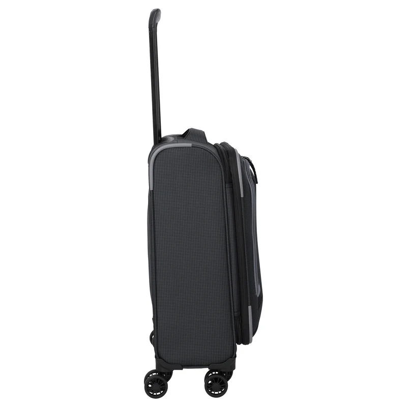 Travelite Corsiica - Trolley de cabina con 4 ruedas S 55 cm expandible (black)