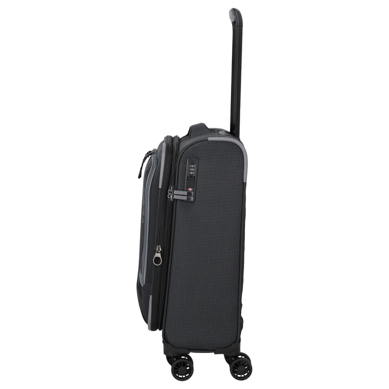 Travelite Corsiica - Trolley de cabina con 4 ruedas S 55 cm expandible (black)