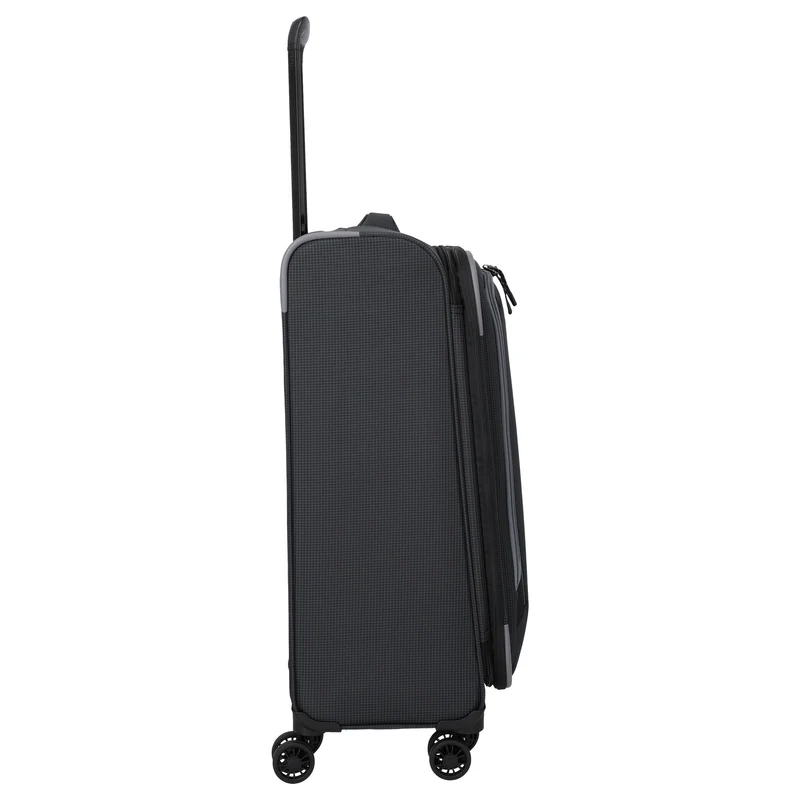 Travelite Corsiica - Trolley de 4 ruedas M 67 cm expandible (black)