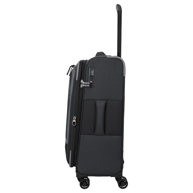 Travelite Corsiica - Trolley de 4 ruedas M 67 cm expandible (black)