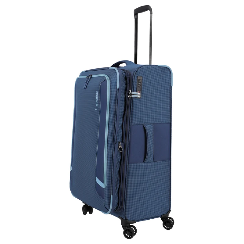Travelite Corsiica - Trolley de 4 ruedas L 77 cm expandible (blue)
