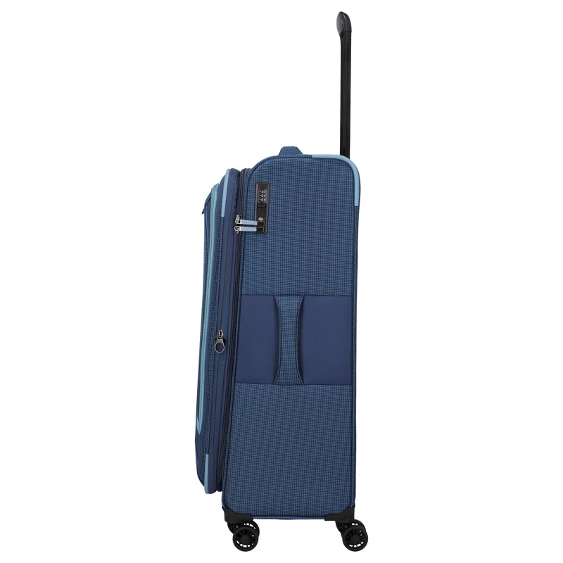 Travelite Corsiica - Trolley de 4 ruedas L 77 cm expandible (blue)