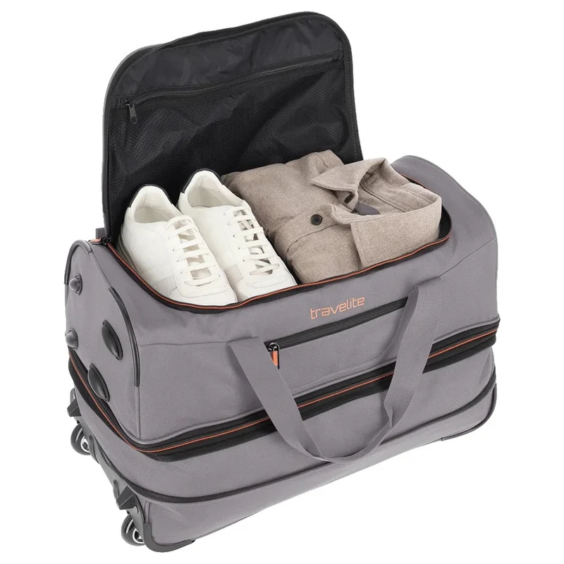 Travelite Basics - Bolsa de viaje con ruedas 55 cm (grau)