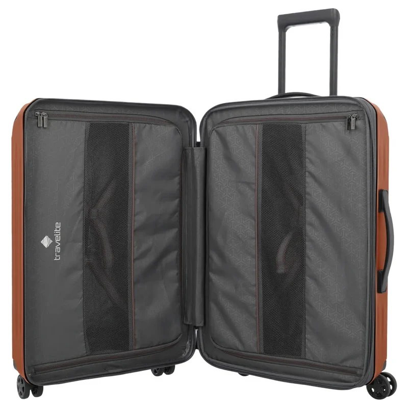 Travelite Dynamiic - Set de trolley con 4 ruedas 3 piezas (kupfer)