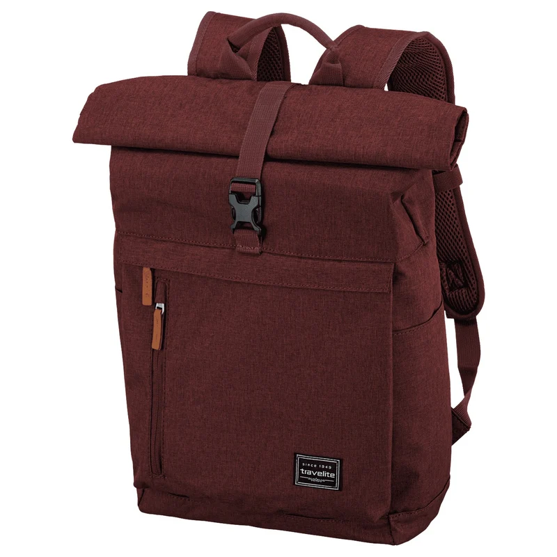 Travelite Basics - Mochila enrollable 60 cm (bordeaux)