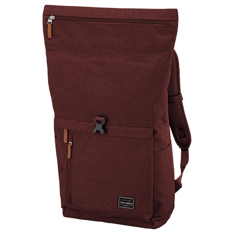 Travelite Basics - Mochila enrollable 60 cm (bordeaux)