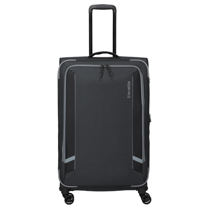 Travelite Corsiica - Trolley de 4 ruedas L 77 cm expandible (black)