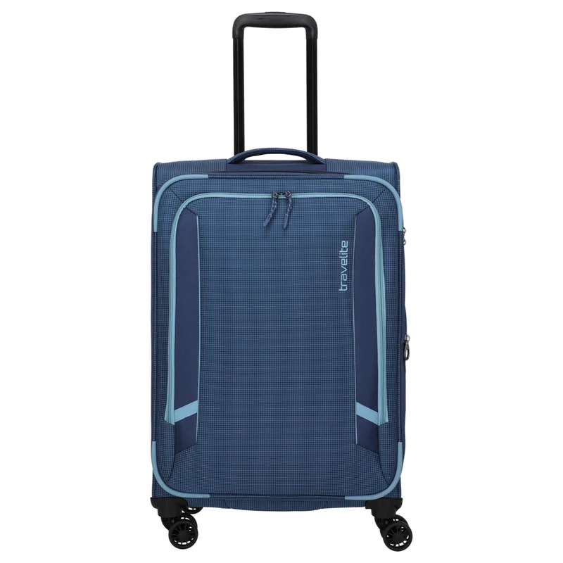 Travelite Corsiica - Trolley de 4 ruedas M 67 cm expandible (blue)