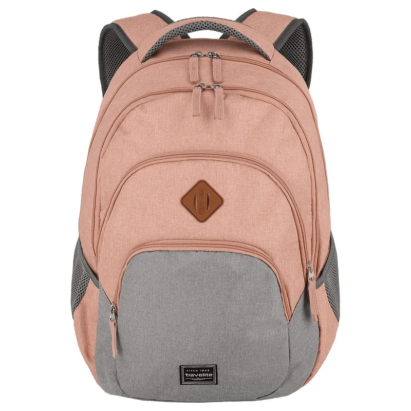 Travelite Basics - Mochila 45 cm (rosa/grau)