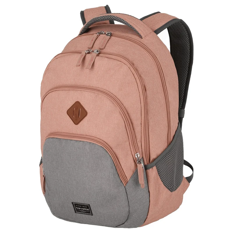Travelite Basics - Mochila 45 cm (rosa/grau)