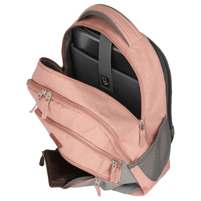 Travelite Basics - Mochila 45 cm (rosa/grau)