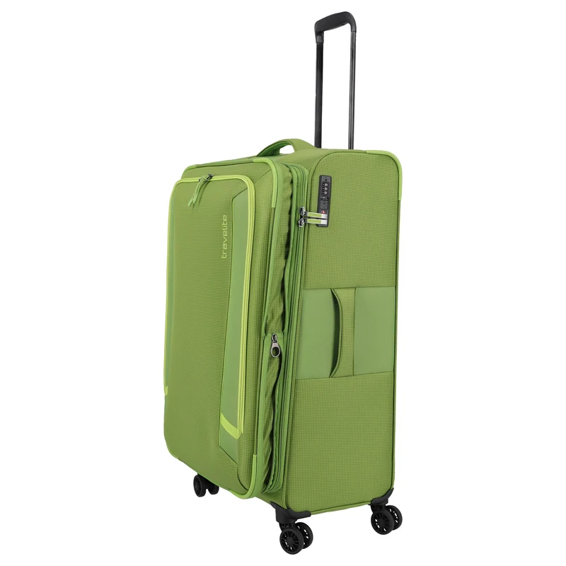 Travelite Corsiica - Trolley de 4 ruedas L 77 cm expandible (fresh green)