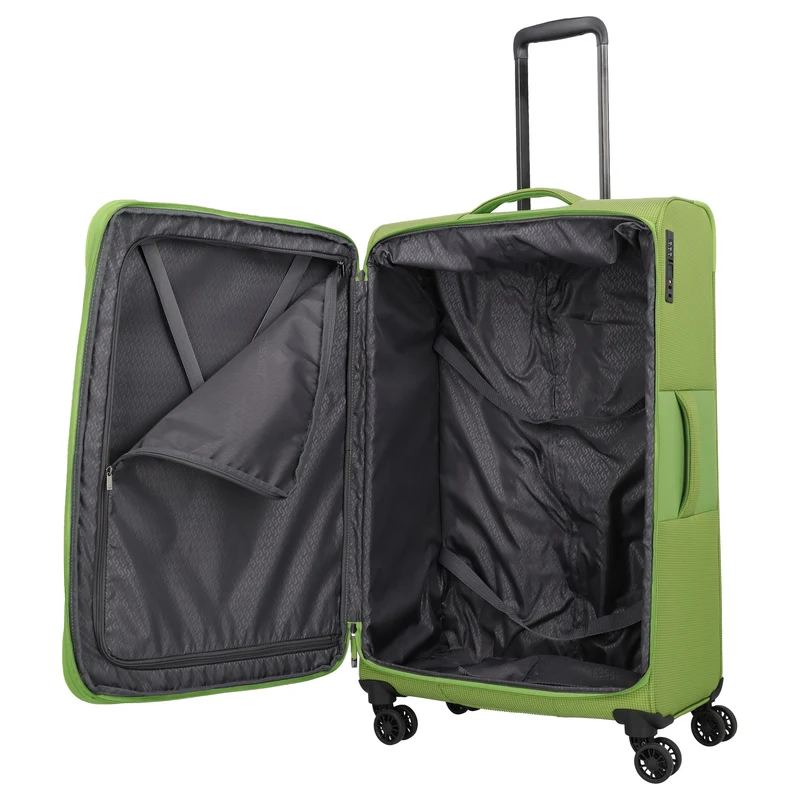 Travelite Corsiica - Trolley de 4 ruedas L 77 cm expandible (fresh green)