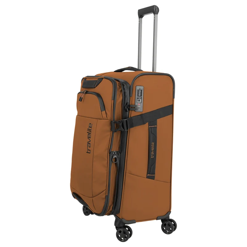 Travelite Briize - Set de trolley con 4 ruedas 3 piezas S/M erw./L erw. (curry)