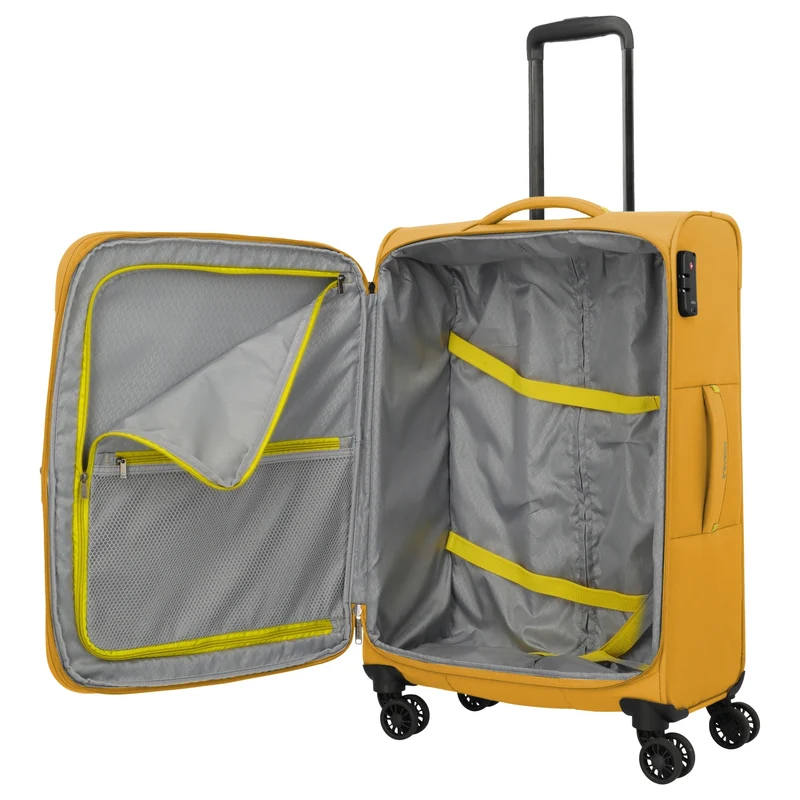 Travelite Umbria - Set de trolley con 4 ruedas 3 piezas (golden glow)