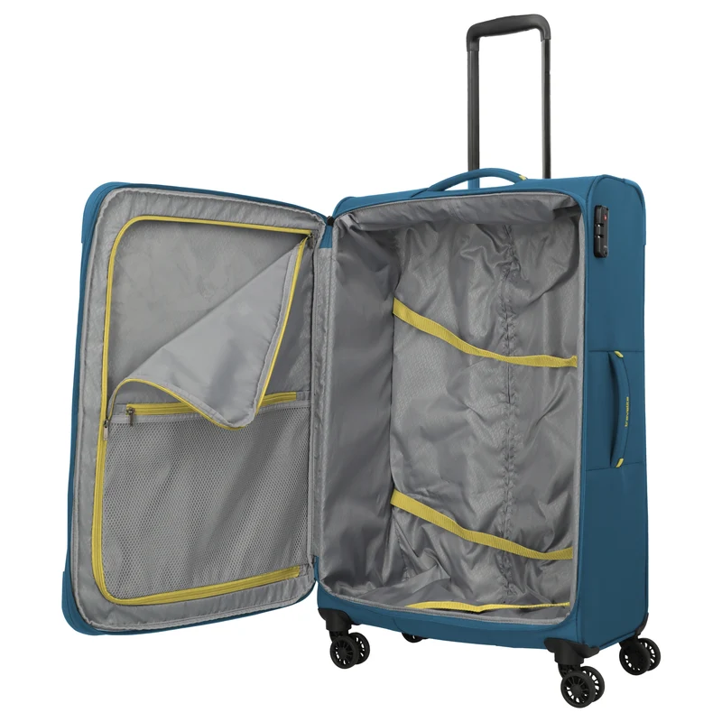 Travelite Umbria - Set de trolley con 4 ruedas 3 piezas (petrol)