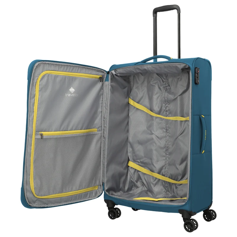 Travelite Umbria - Set de trolley con 4 ruedas 3 piezas (petrol)