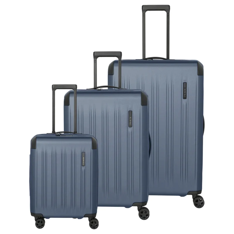 Travelite Dynamiic - Trolley con 4 ruedas Set 3 piezas (denimblue)