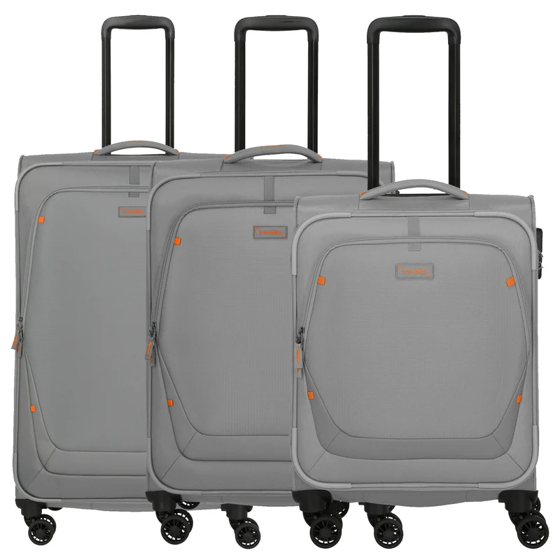 Travelite Umbria - Set de trolley de 4 ruedas 3 piezas (smoky grey)