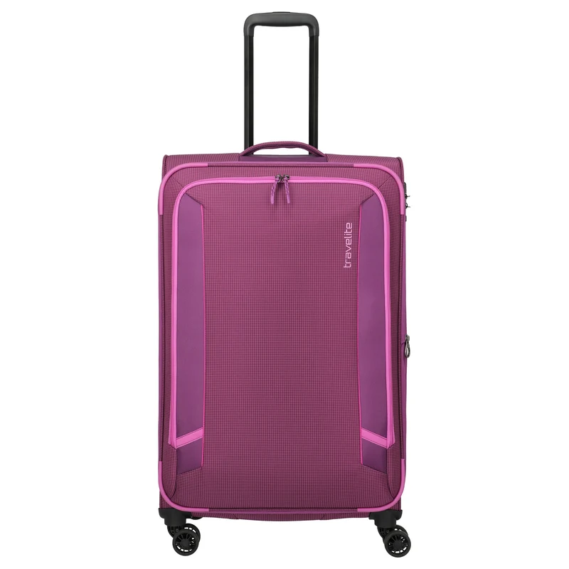 Travelite Corsiica - Trolley de 4 ruedas L 77 cm expandible (pink)