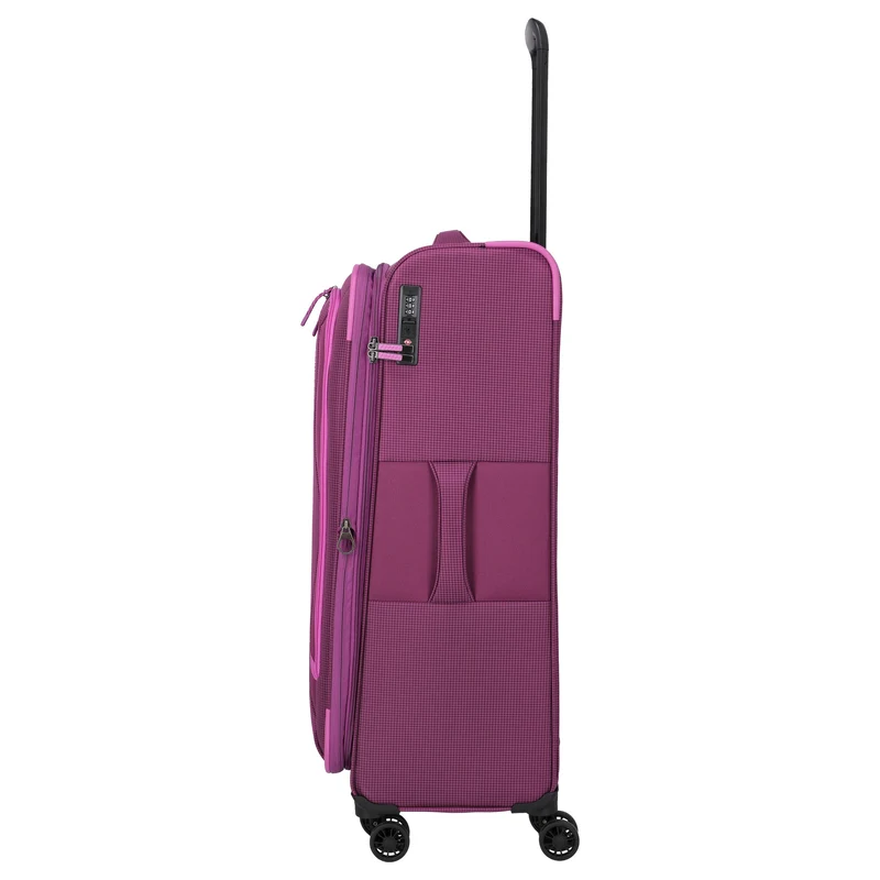 Travelite Corsiica - Trolley de 4 ruedas L 77 cm expandible (pink)