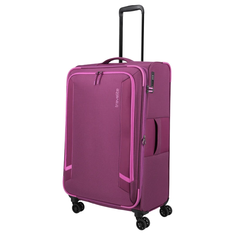 Travelite Corsiica - Trolley de 4 ruedas L 77 cm expandible (pink)
