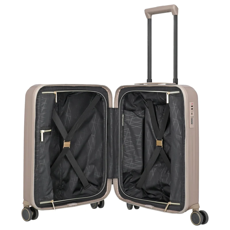 Travelite BARBARA Novelty - Maleta de cabina 4 ruedas S 55 cm (satinado nude)