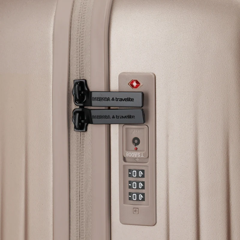 Travelite BARBARA Novelty - Maleta de cabina 4 ruedas S 55 cm (satinado nude)