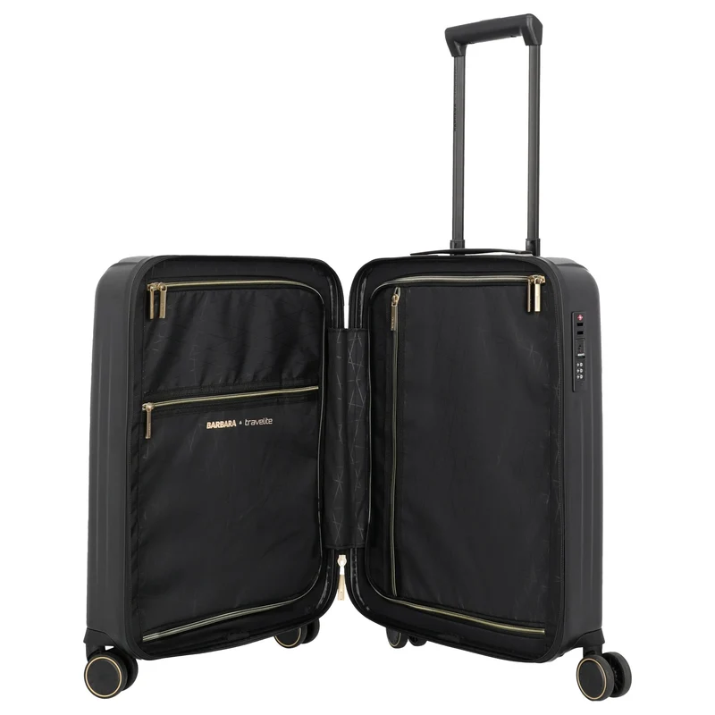 Travelite BARBARA Novelty - Maleta de cabina 4 ruedas S 55 cm (color: negro)
