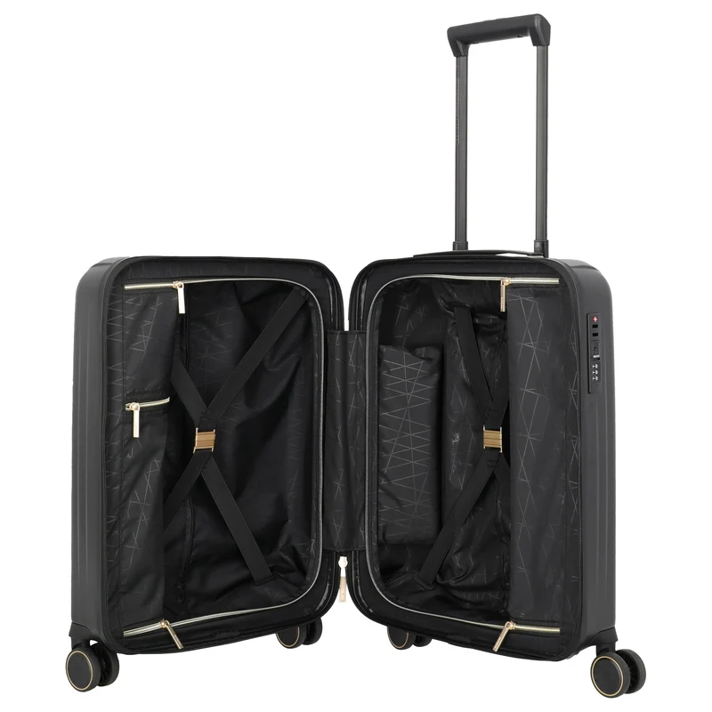 Travelite BARBARA Novelty - Maleta de cabina 4 ruedas S 55 cm (color: negro)