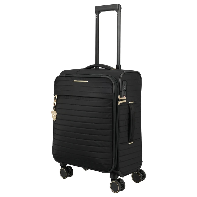 Travelite BARBARA Stepp - Trolley de 4 ruedas S 55 cm expandible (schwarz)