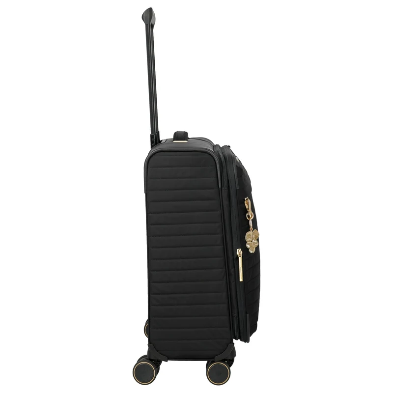 Travelite BARBARA Stepp - Trolley de 4 ruedas S 55 cm expandible (schwarz)